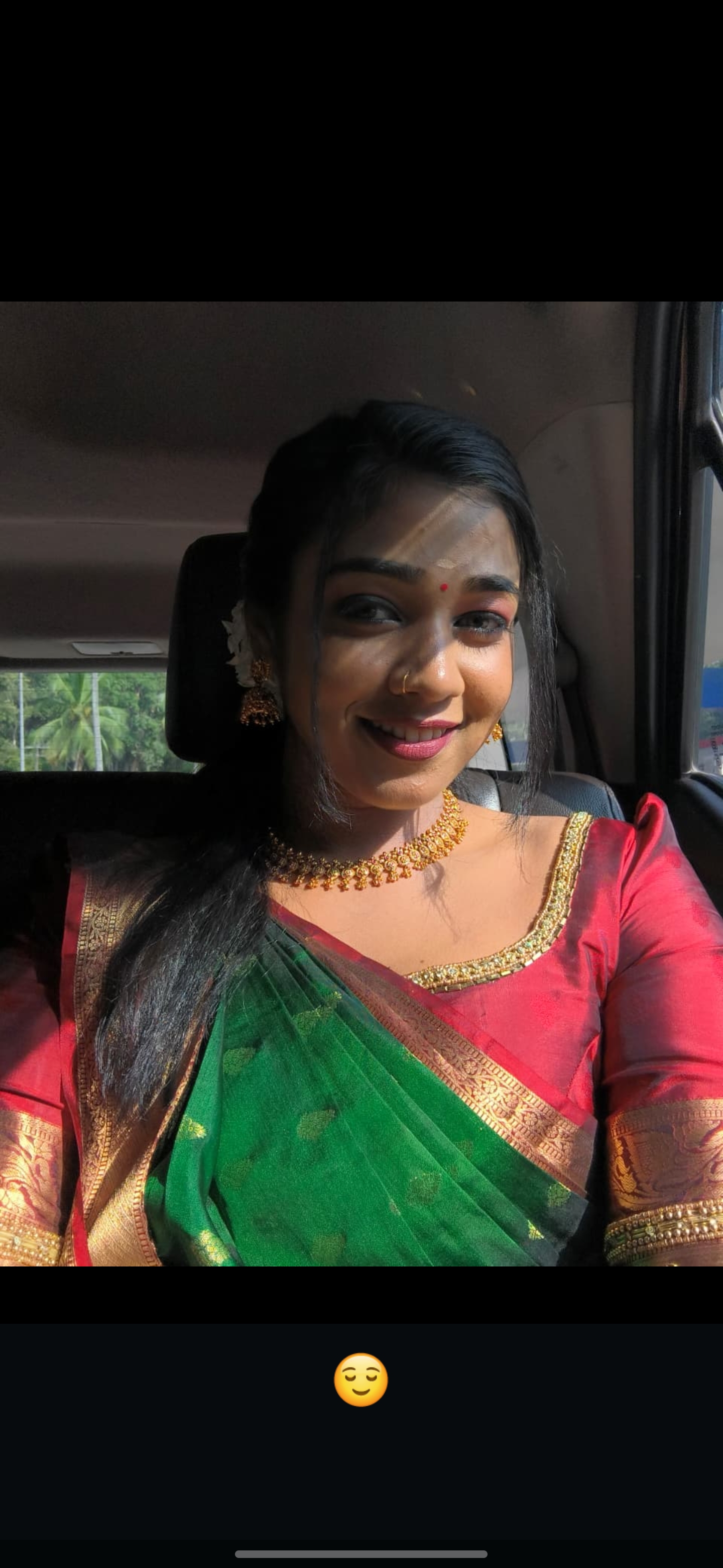 Gorgeous in traditional saree