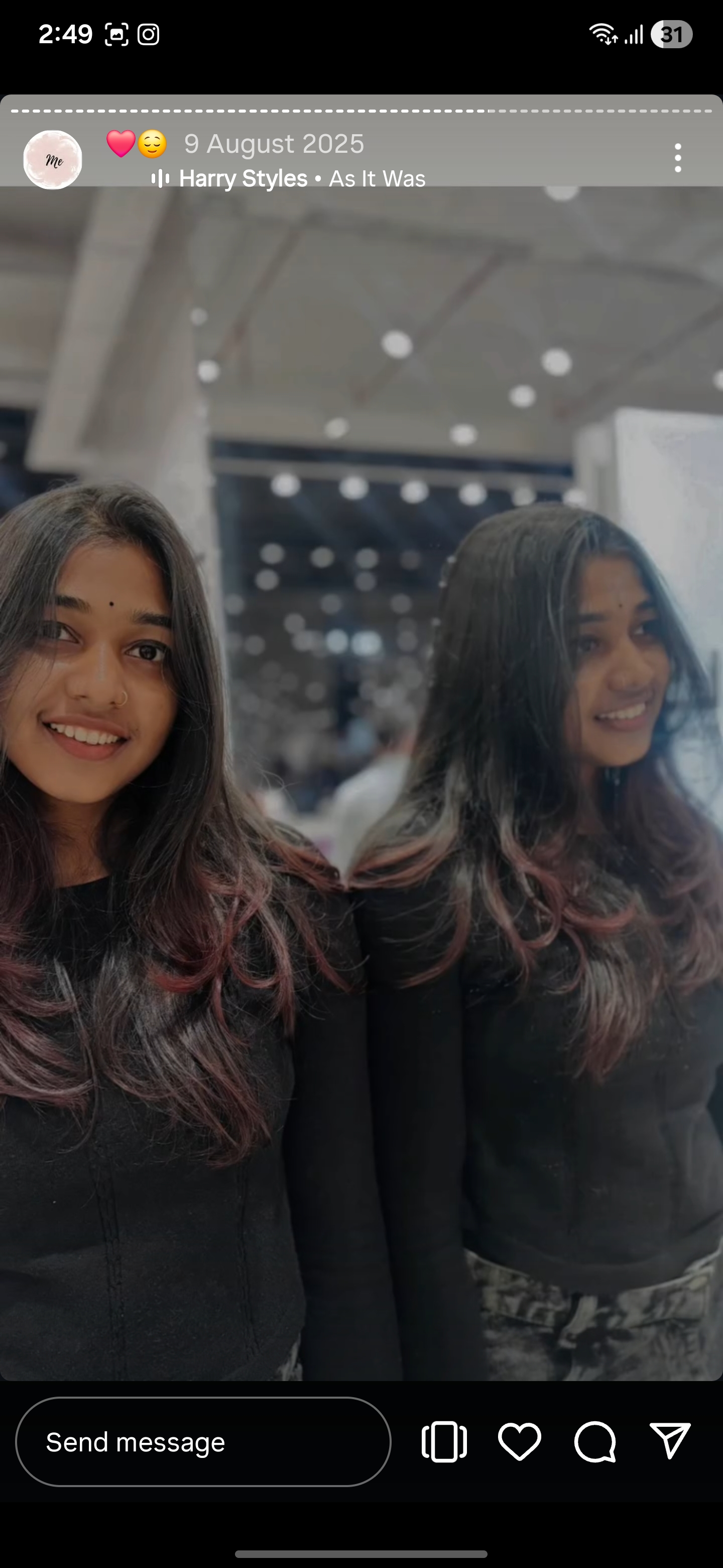 Having fun with friends